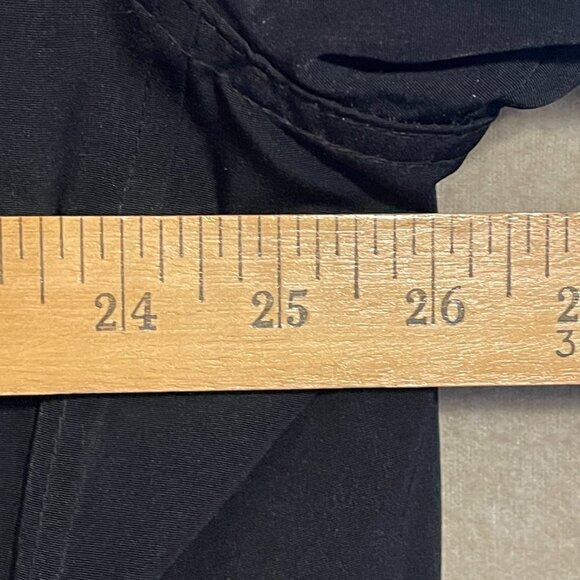 Perry Ellis Jacket Coat Men's XL Black Zippered Pockets Portfolio Poly Tech - Picture 6 of 11